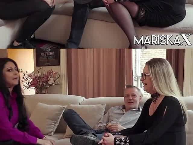Mariska X - Mariska Joins A Raunchy Swinger Couple
