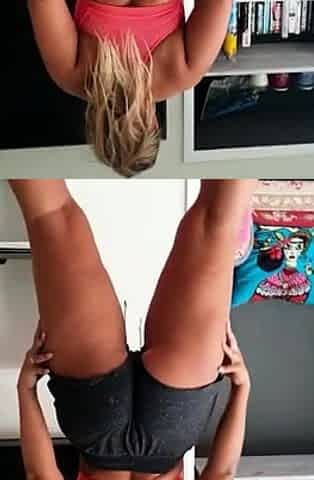 Blonde emo amateur solo masturbation