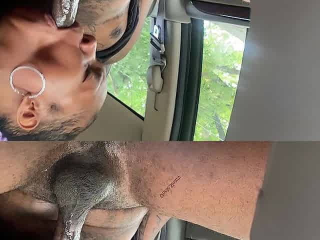 Car Oral sex in public
