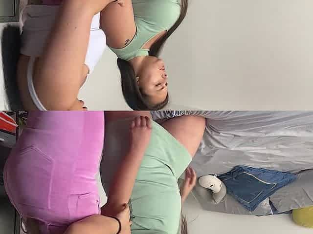 Lesbian babes banging, sucking booty