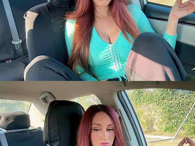 Artemisia Love 420SESH&Botox_HIGH&Ranting in her car ITALIAN LARGE TITTIES All clip on OF