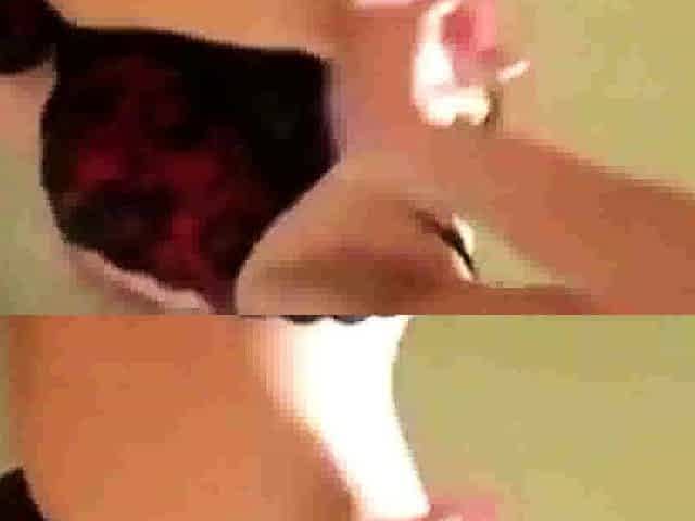 peeping at stepsister when she puts on lingerie