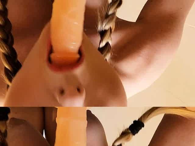 Big Tits Babe Teases You While She Plays Around