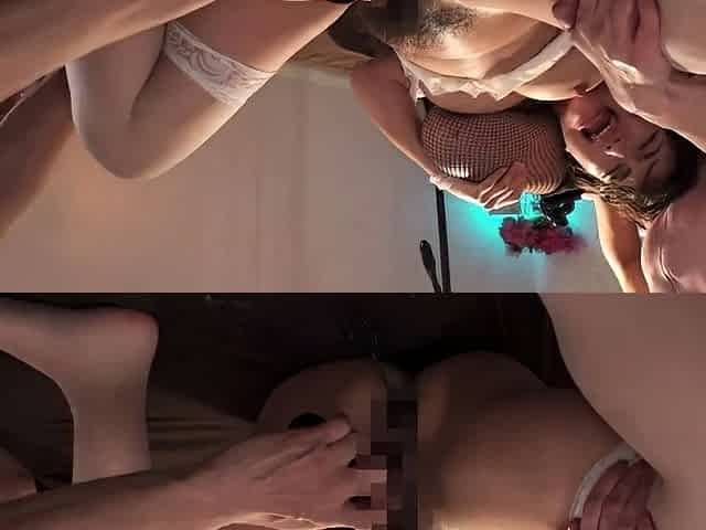 pt2 hairy lesbians licking toying their hairy pussys