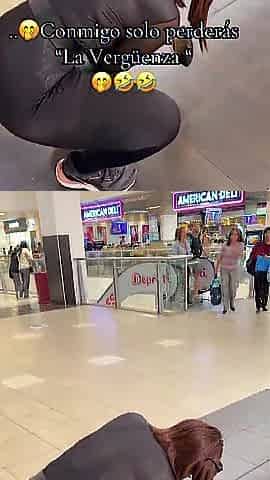 The aged Venezuelan woman I saw at the mall turned out to be a total bitch.