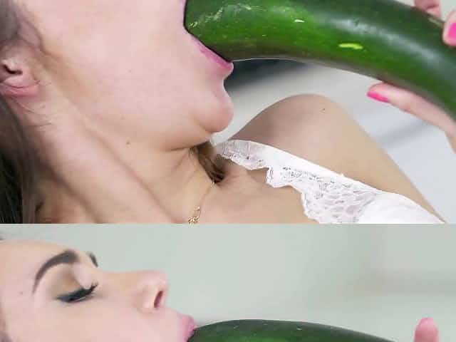 Anal extreme in threesome with the horny cook