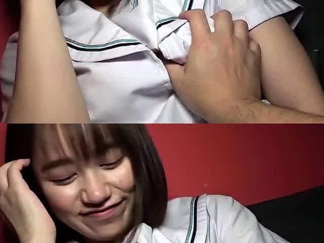 Amateur japanese teen fingering solo