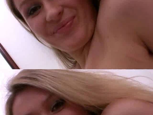 Blonde gives pov sloppy blowjob hardcore action
