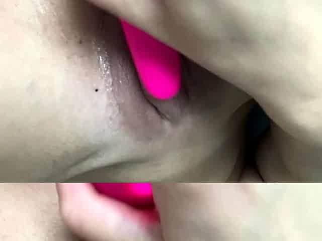 Stacked brunette goes solo toys and masturbation