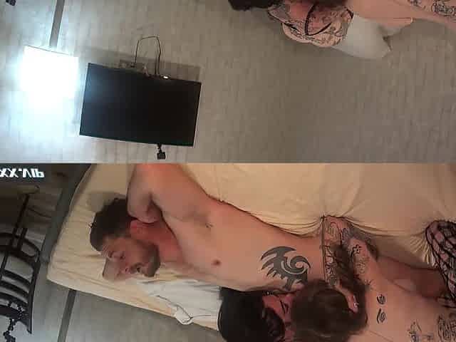 HAWT PUNK TRIO - tattooed harlots like it coarse - Megan inky and eden ivy