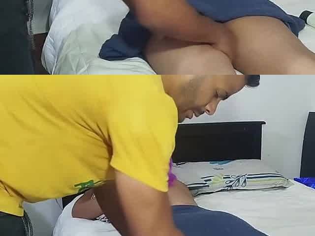 My Stepsister Asks Me For A Massage And I Cant Resist Fucking Her