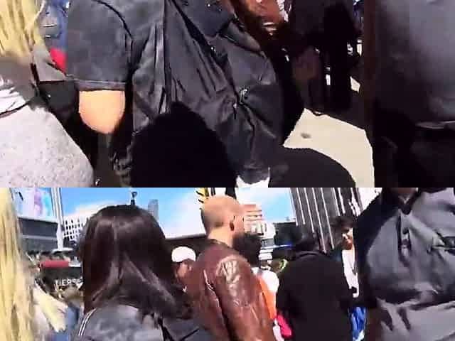 Hidden cam public sex
