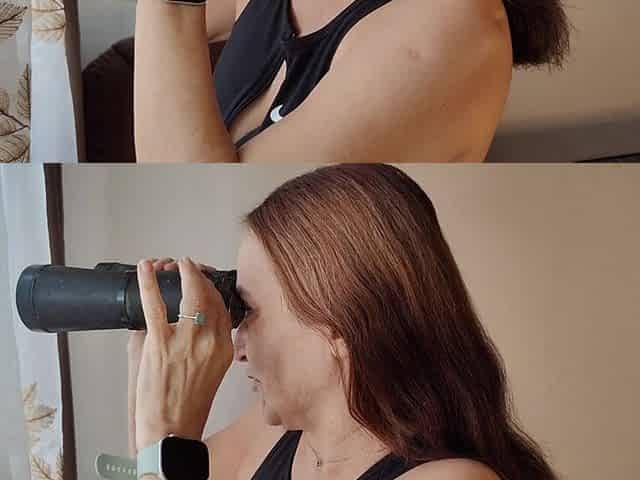 Voyeurs - My Wife and I Watch Through Binoculars and Have Sex