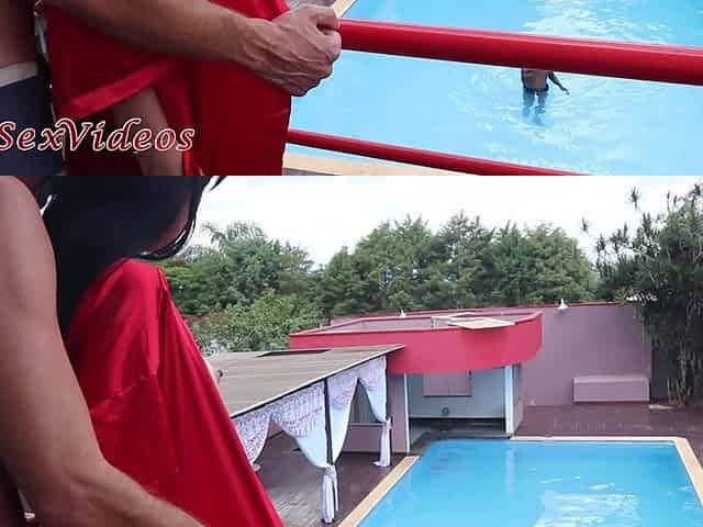 Anny and Her Men - Part 2-3 - Fucking in the Club Pool with Black Pervert