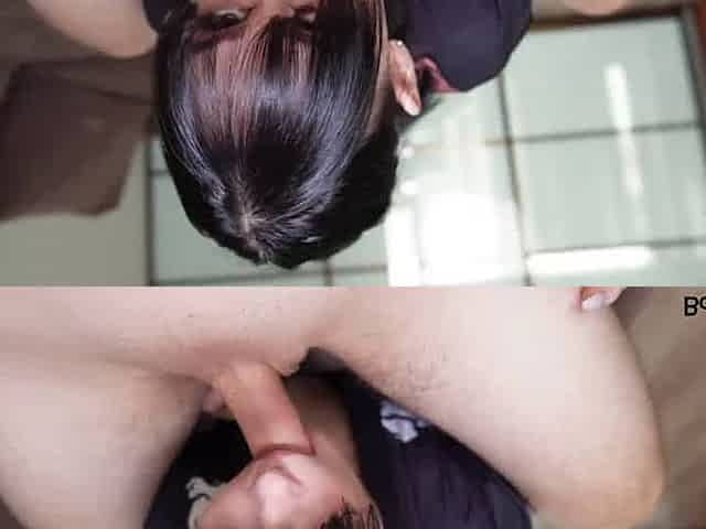 Step Sis Bonniebangs My Cock, Happy With My Gift - greatest XXX ever!
