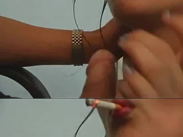 Nice German Smoking series12 Secretary smoking and fucking