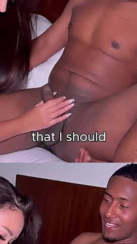 I Catch My Step Sister Having a Sex Call and Fuck Her Tight Brunette Pussy as a Lesson!