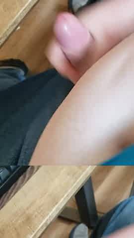 Another quickie (thick cum)