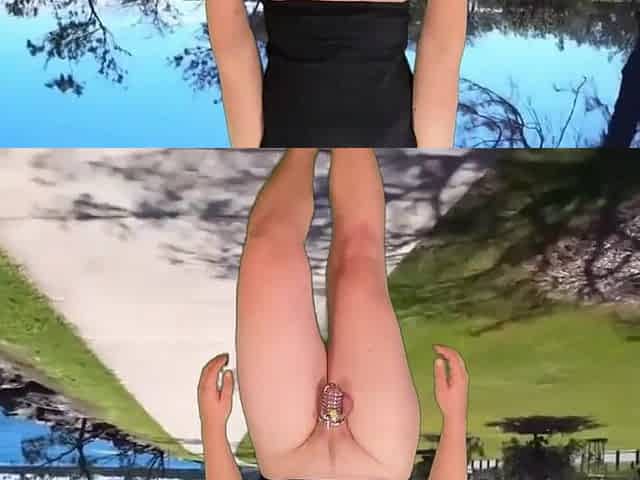 Public rod cage bare walk