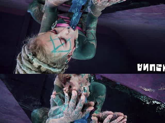Your Trippy Hippie Plays with Pippie and Anal Dildo