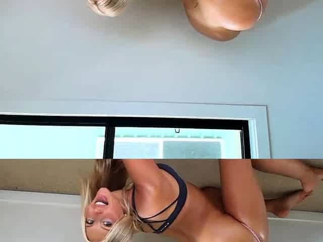 Blonde Laura Crystal with big boobs