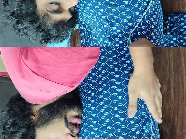 Nighty Hot Romance with Wife by Husband Part - 2, Mallu Hot Couple Romance in Bedroom
