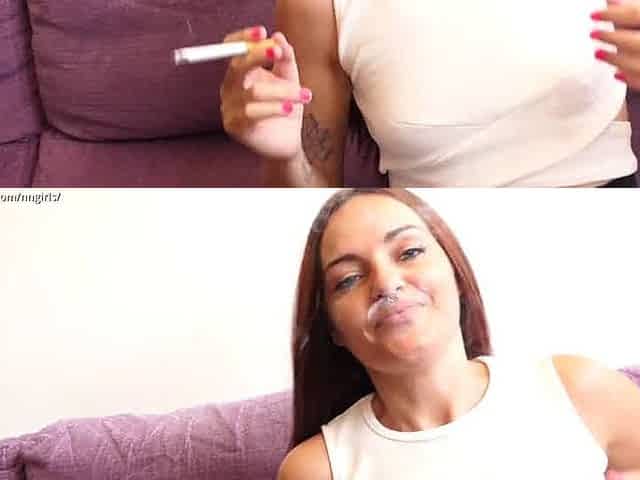 Sara Sensual Smoking