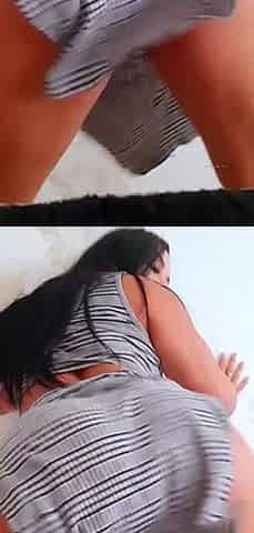 Close up ass creaming
