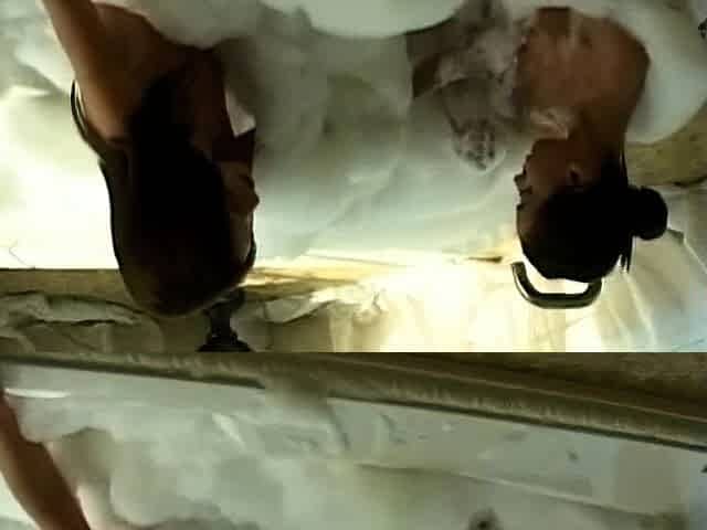 Seducing A Brunette Babe Into Lesbian Sex