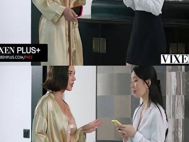 Small Girl Eve Lovely Shares A Massive Jock With Sexy Recent Assistant Rikako Katayama