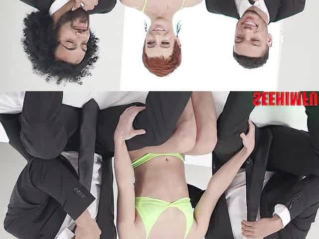Sidra Sage Gets A Vaginal double penetration By Hunks James Cutie And Air Thugger!