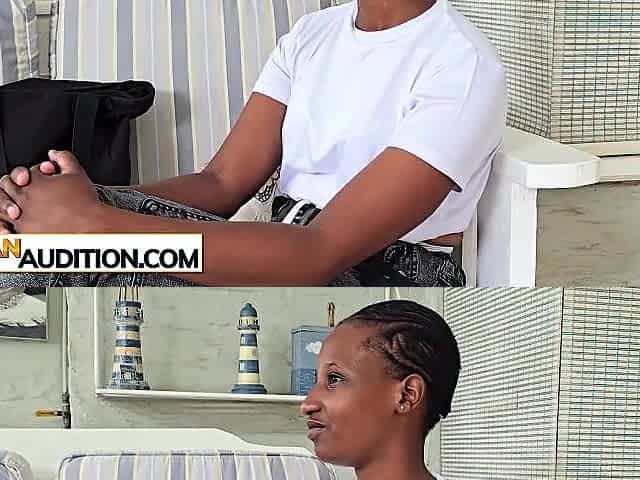 Sexy Afro chick drank large shlong and enjoyed orugh snatch banging after deepthroat