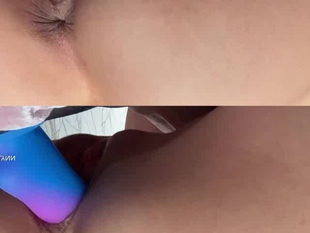 Slow Motion Dildo Riding