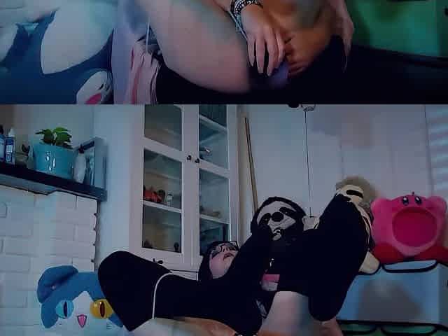 Femboy Sucks on Sex-toy Then Bangs Their Booty with a Big Toy