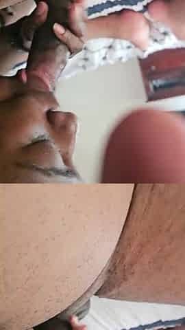 This how an black aged suck on a bbc