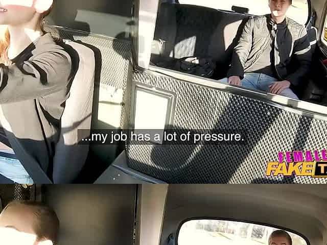 Female Fake Taxi Screw me in my fishnet nylons