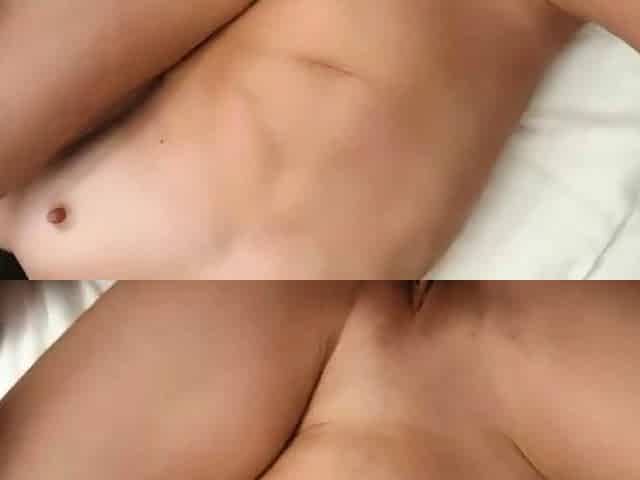 Amateur duo penetrates in Brazil, with spunk SPLAT in