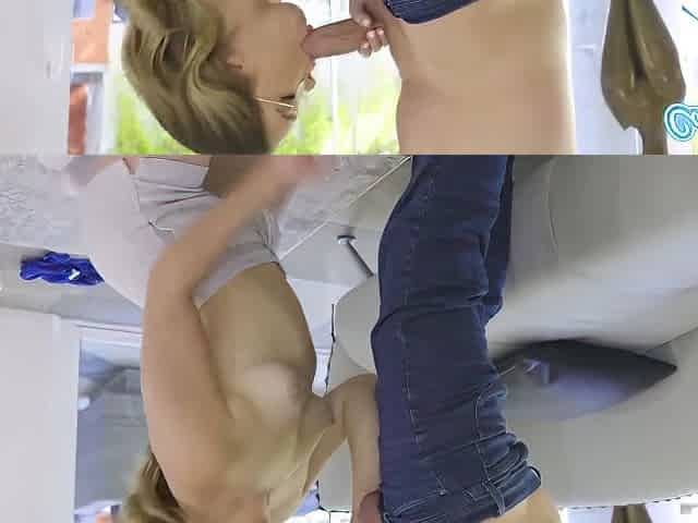 Glasses Wearing Cutie Katie Kush Enjoys Stepfam Fucking