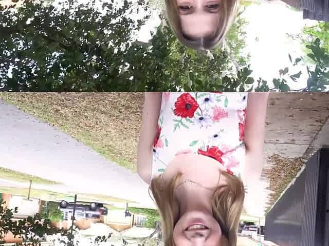 Stranger jizzed in the pussy of a white petite slut after their hookup