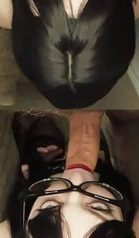 Goth in Glasses, Rimming, Blowjob, Anal, Farts, Gape, Facial