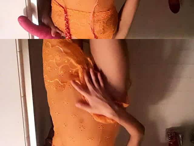 Squirting Before A Shower