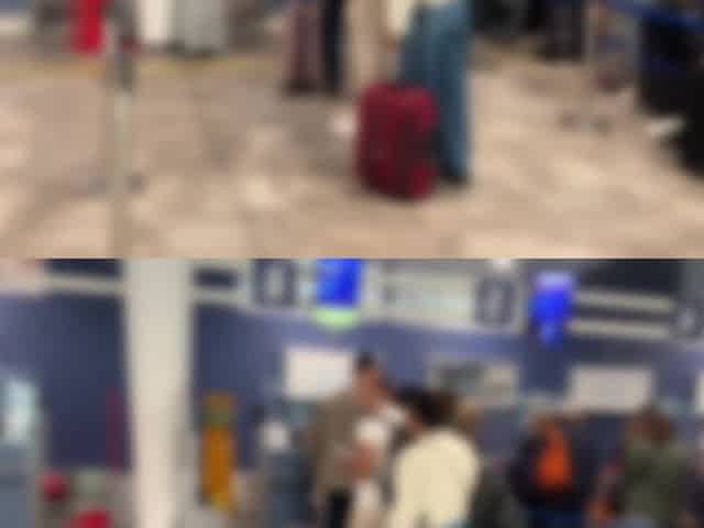 Eager Risky Tugjob until Cum in Public Airplane