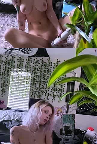 Blonde MILF with Big Boobs Playing Cam Free Porn