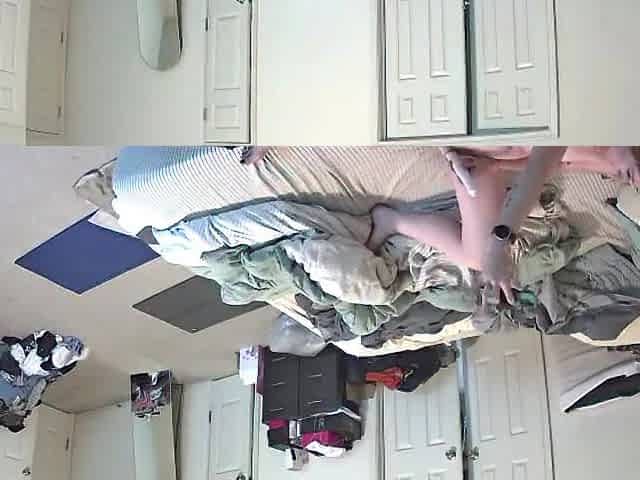 Camera catches mother I'd like to fuck masturbating