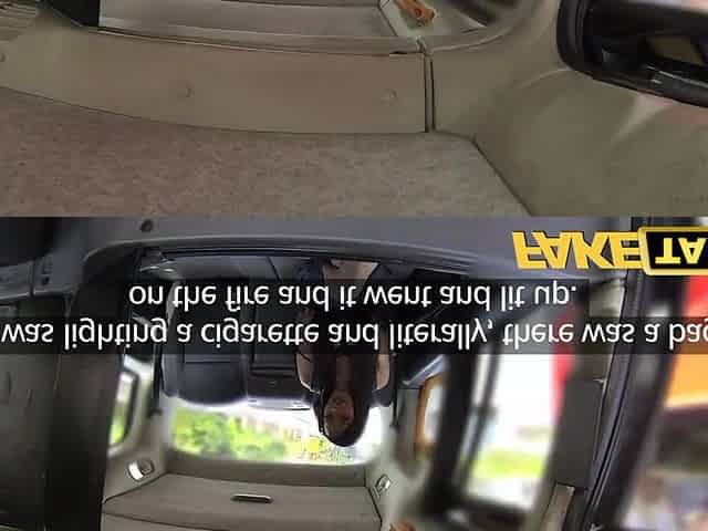 Fake Taxi Brunette hair sucks bangs and takes it in the butt