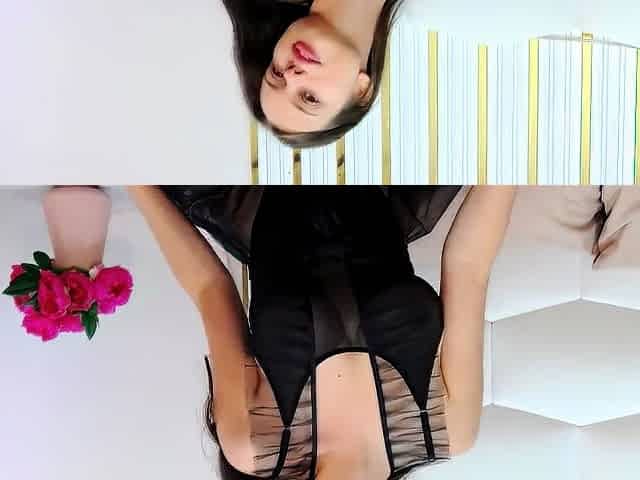 Big boob brunette masturbates on webcam