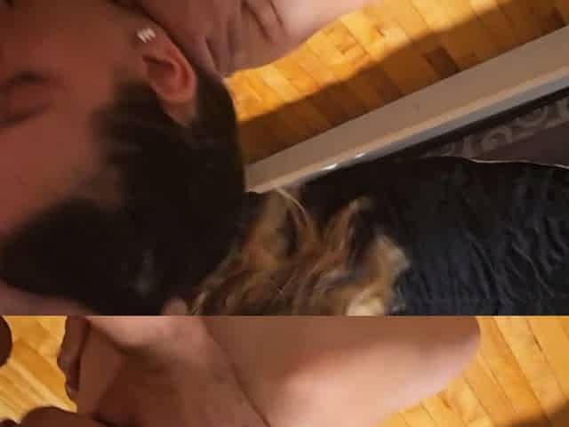 Rough sloppy deepthroat ends with a throatpie