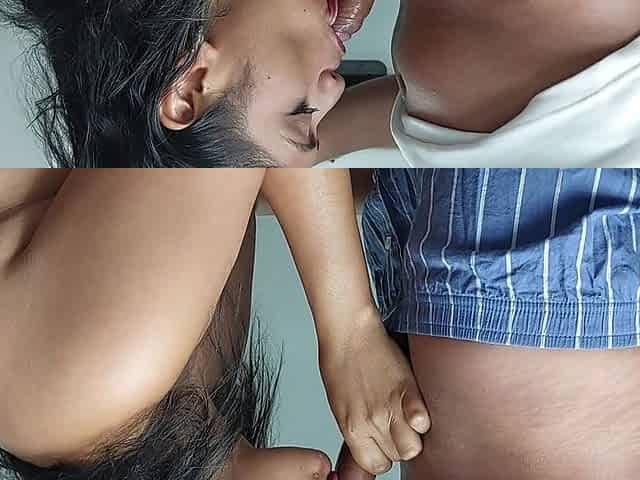 Aly Denali Sucking Her Stepson's Cock