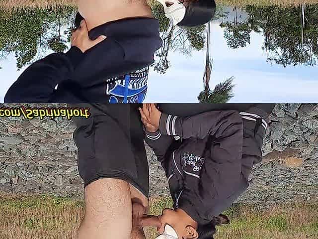 A powerful anal in public, I filled her with goo and made her pee