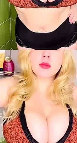 Big boobs milf masturbates with her dildo